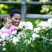 Evie, 17 months, and her mother Nina Schwarze enjoy the flowers in the peony garden on Tuesday, June 4. Daniel Brenner I AnnArbor.com